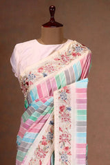 Good Looking Digital Prints Multicolor Saree