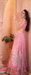 Wonderful Sequence Work Pink Color Lehenga Choli