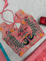 Wonderful Sequence Work Pink Color Lehenga Choli