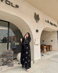 Black Color Sequence Work Georgette Salwar Suit