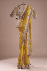 Wedding Thread & Sequence Work Light Pink Color Saree