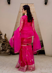 Pretty Sequence Work Pink Color Palazzo Suit