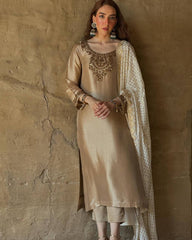 Stunning Sequence Work Off White Color Salwar Suit