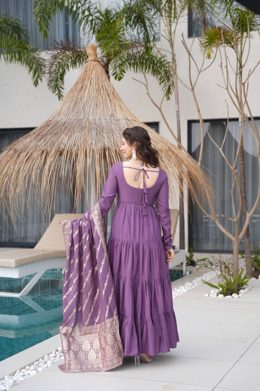 onion purple colour dress Onion Color 38K Per Yard