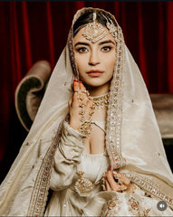 Mesmerizing Embroidery Work White Color Anarkali Gown
