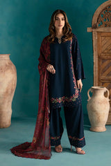 Marvelous Sequence Work Navy Blue Color Patiala Suit