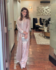 Punjabi Style Peach Color Salwar Suit