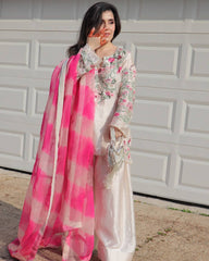 Luxury White Color Pakistani Salwar Suit
