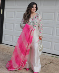 Luxury White Color Pakistani Salwar Suit