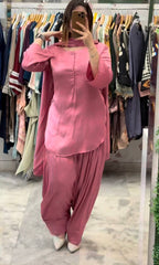 Patiala Style Pink Color Salwar Suit