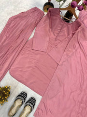 Patiala Style Pink Color Salwar Suit