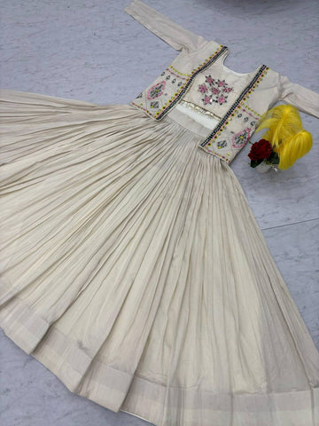 White Color Diamond Work Lehenga Choli Set With Koti