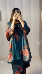 Digital Print Green Color Peaceful Salwar Suit