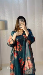 Digital Print Green Color Peaceful Salwar Suit