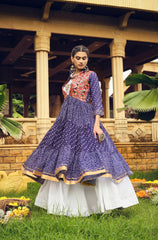 Gorgeous Pink Cotton Embroidery Shrug With Lehenga