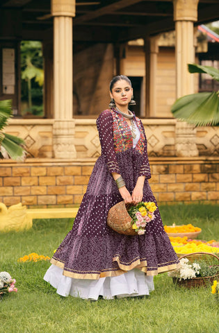 Gorgeous Pink Cotton Embroidery Shrug With Lehenga