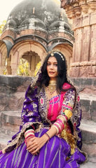 Pink Georgette Sequence Work Rajasthani Lehenga Choli