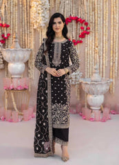 Ravishing Maroon Georgette Sequence Work Palazzo Suit