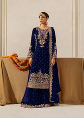 Admiring Green Georgette Sequence Work Palazzo Suit