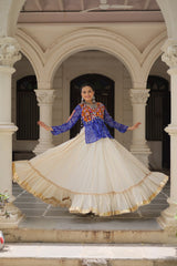 Navratri special Red Cotton Gota Patti Lehenga Choli