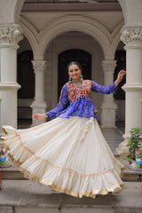 Navratri special Red Cotton Gota Patti Lehenga Choli