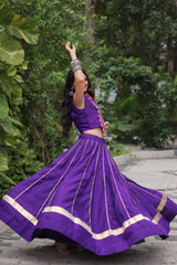 Navratri Wear Pink Kutchi Embroidered Work Lehenga Choli