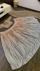 Wedding Collection Beige Color Sequence Work Lehenga Set
