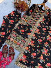 Exclusive Black Color Work Anarkali Suit
