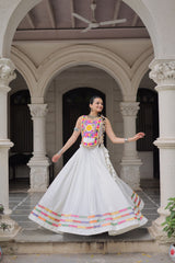 Navratri Wear Black Color Kutchi Gamthi Work Lehenga Choli
