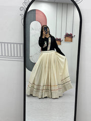 Lovely Black Color Embroidery Work Lehenga Choli