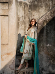Exclusive White Heavy Embroidery Sharara Suit