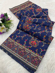 Traditional Wear Pashmina Silk Weaving Saree