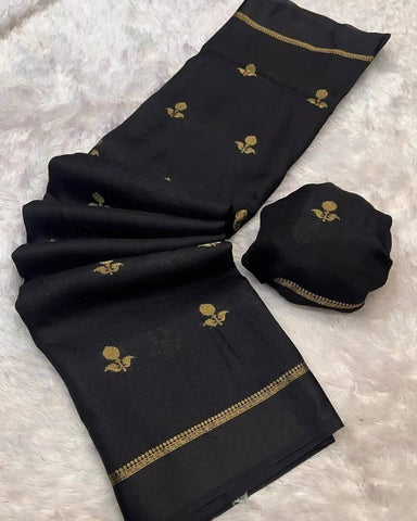 Alluring Viscose Khadi Silk Jacquard Work Saree