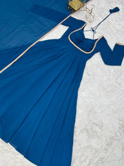 Amazing Georgette with Designer Work Gown