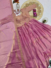 Gorgeous Pink Silk Embroidered Work Lehenga Choli