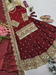 Charming Heavy Embroidered Lehenga Set