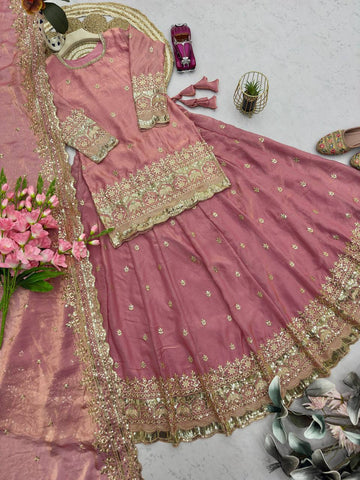 Charming Heavy Embroidered Lehenga Set