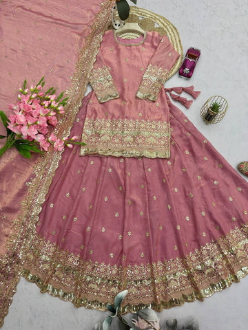 Charming Heavy Embroidered Lehenga Set