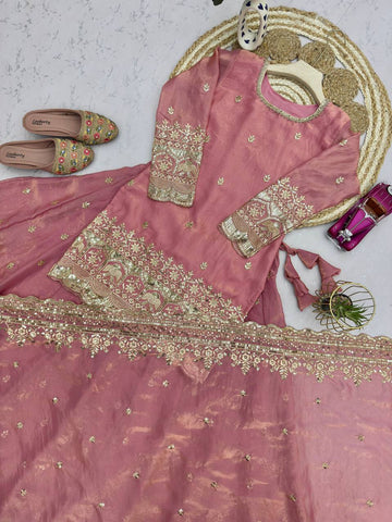 Charming Heavy Embroidered Lehenga Set