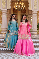 Charming Pure Fendy Heavy Embroidery Lehenga