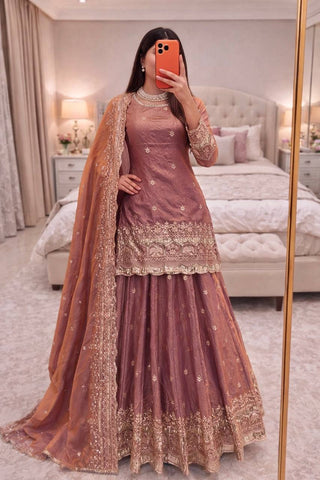 Charming Heavy Embroidered Lehenga Set