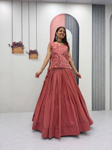 Precious Crunchy Silk Heavy Work Lehenga Choli