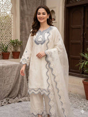 Wonderful Silk with Sequence Embroidery Sharara Suit