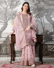 Alluring Black Silk with Sequence Work Sharara Suit