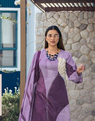 Pretty Heavy Poly Rayon Digital Print Kurti Set