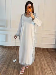 Stylish Heavy Silk Embroidery Work Palazzo Suit