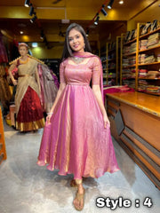 Gorgeous Pink Silk Embroidered Work Lehenga Choli