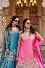 Charming Pure Fendy Heavy Embroidery Lehenga
