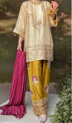 Trendy Silk with Embroidery Work Sharara Suit