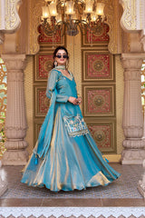 Charming Pure Fendy Heavy Embroidery Lehenga